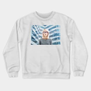 facial recognition Crewneck Sweatshirt